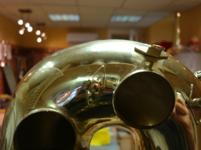 Ophicléide Atelier réparation Mulhouse - Culasse saxophone