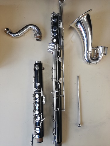 Ophicleide atelier réparation argenture clarinette basse Selmer Mulhouse